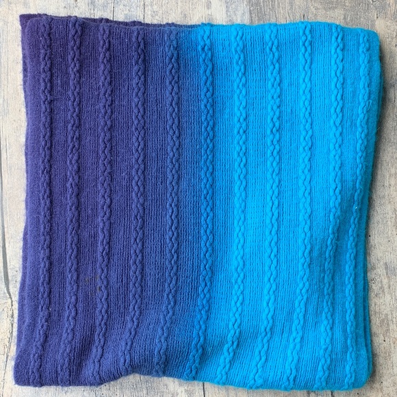 Blue/Purple Ohmbre Infinity Scarf - Picture 5 of 5